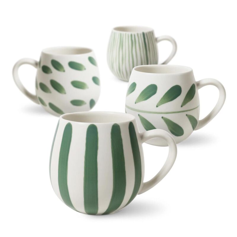 Robert Gordon Hug Me Mug Set Of 4 - Olive Brush image number 0